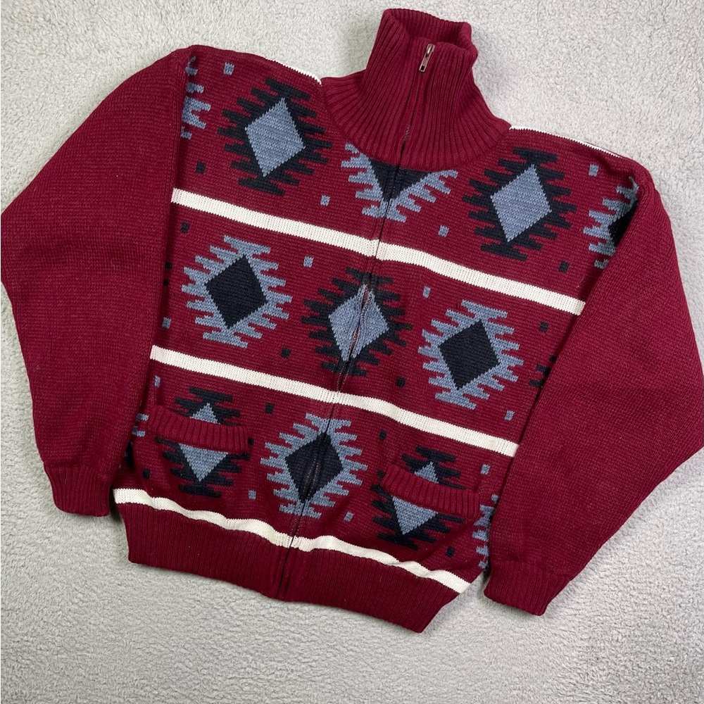 Vintage‎ JB buck western thermal lined knit sweater
